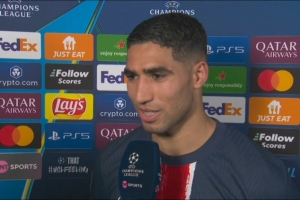 阿什拉夫谈决赛：国米是一支优秀球队，这对我将是一场特别的比赛