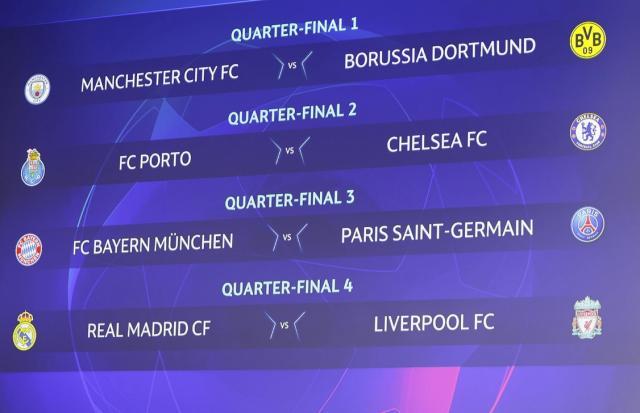 抽签结果引发夺冠赔率变动：蓝军利好 巴黎血崩